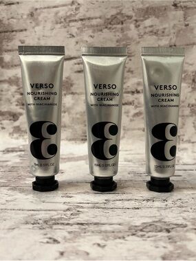 Verso Nourishing Cream with Niacinamide | Set of 3 | Deluxe Travel Size | New